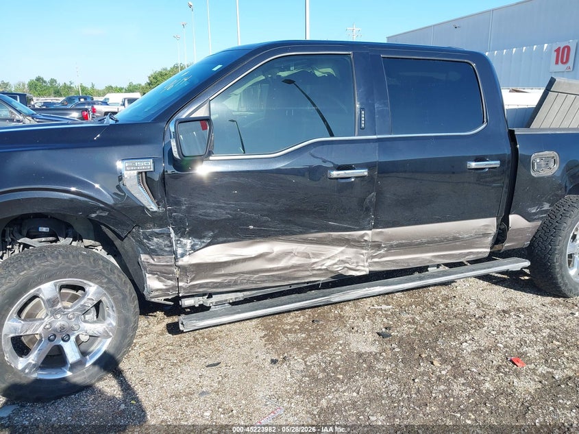 2022 Ford F-150 VIN 1FTFW1E50NFA79614 IAAI salvage auction — SIDE, Salvage Title, sold $15,250 on 2026-08-22 (photo 6)