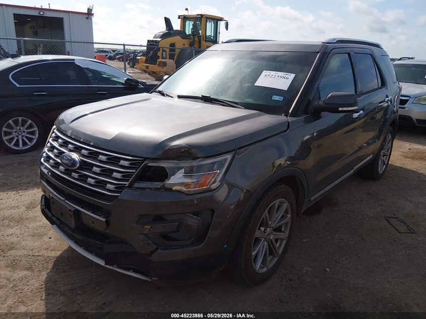 2017 Ford Explorer VIN 1FM5K8F87HGC93356 IAAI salvage auction — FRONT END, Salvage Title, sold $3,900 on 2026-07-23 (photo 2)