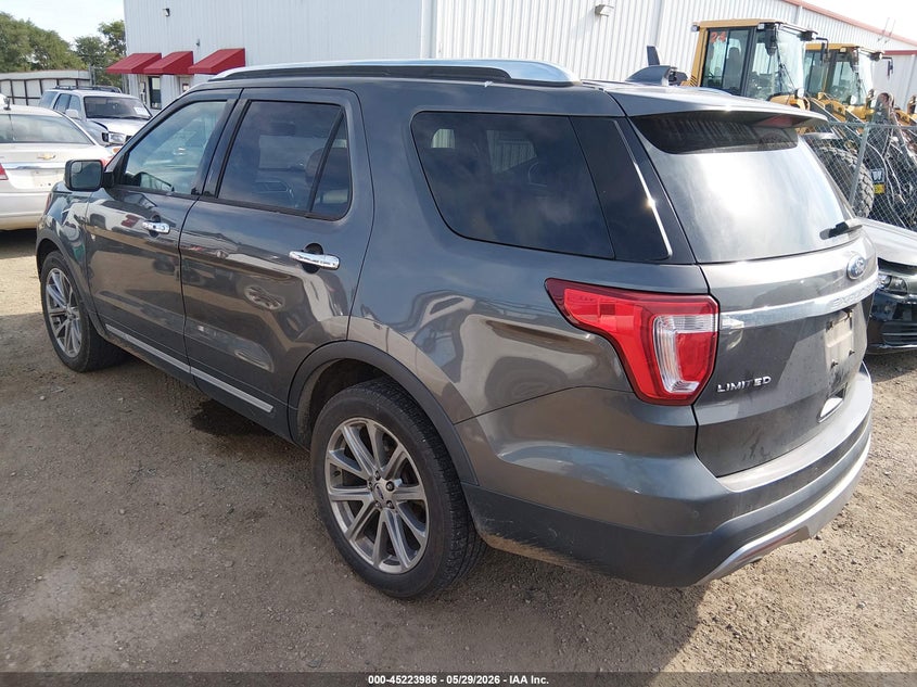 2017 Ford Explorer VIN 1FM5K8F87HGC93356 IAAI salvage auction — FRONT END, Salvage Title, sold $3,900 on 2026-07-23 (photo 3)