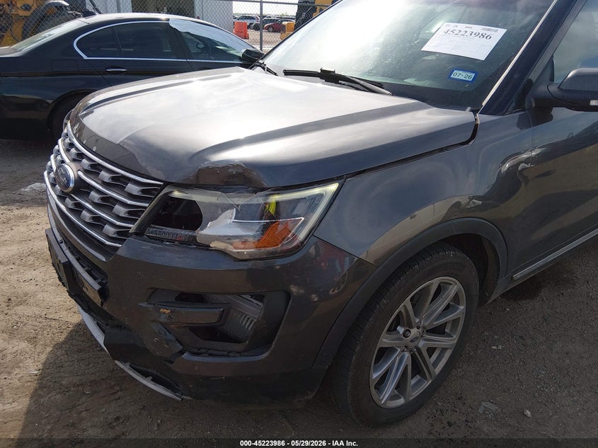 2017 Ford Explorer VIN 1FM5K8F87HGC93356 IAAI salvage auction — FRONT END, Salvage Title, sold $3,900 on 2026-07-23 (photo 6)