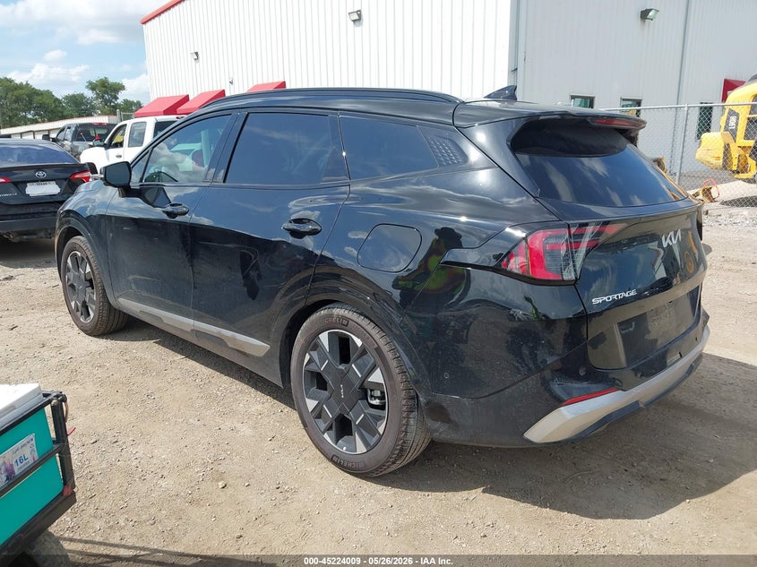 2026 Kia Sportage VIN 5XYK53DF2TG395579 IAAI salvage auction — RIGHT REAR, Salvage Title, sold $10,600 on 2026-07-28 (photo 3)