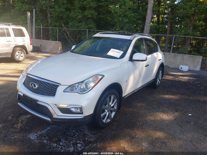 2016 Infiniti Qx50 VIN JN1BJ0RR5GM265574 IAAI salvage auction — LEFT & RIGHT, Salvage - Greater Than 75% (Maryland), sold $1,600 on 2026-07-15 (photo 2)