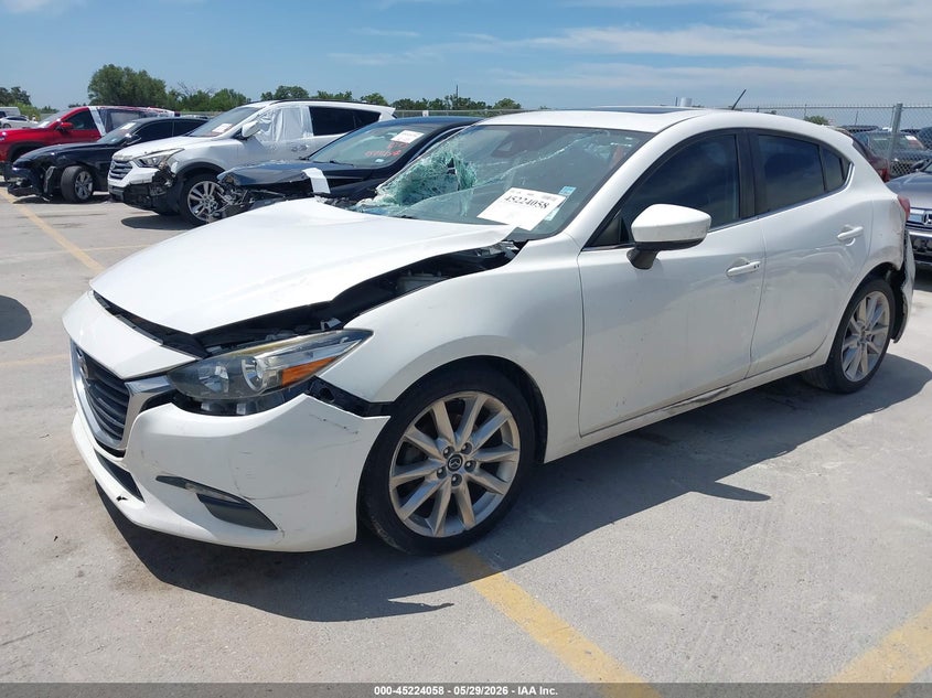 2017 Mazda 3 VIN JM1BN1L36H1115715 IAAI salvage auction — RIGHT SIDE, Salvage Title, sold $1,500 on 2026-07-09 (photo 2)