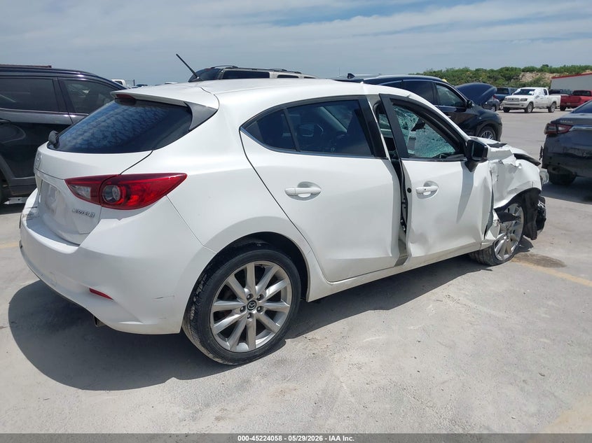 2017 Mazda 3 VIN JM1BN1L36H1115715 IAAI salvage auction — RIGHT SIDE, Salvage Title, sold $1,500 on 2026-07-09 (photo 4)