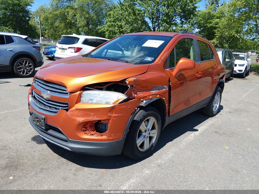 2015 Chevrolet Trax VIN KL7CJRSB1FB118663 IAAI salvage auction — LEFT FRONT, Salvage Title, sold $575 on 2026-07-13 (photo 2)