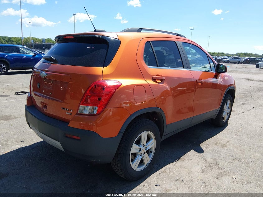 2015 Chevrolet Trax VIN KL7CJRSB1FB118663 IAAI salvage auction — LEFT FRONT, Salvage Title, sold $575 on 2026-07-13 (photo 4)