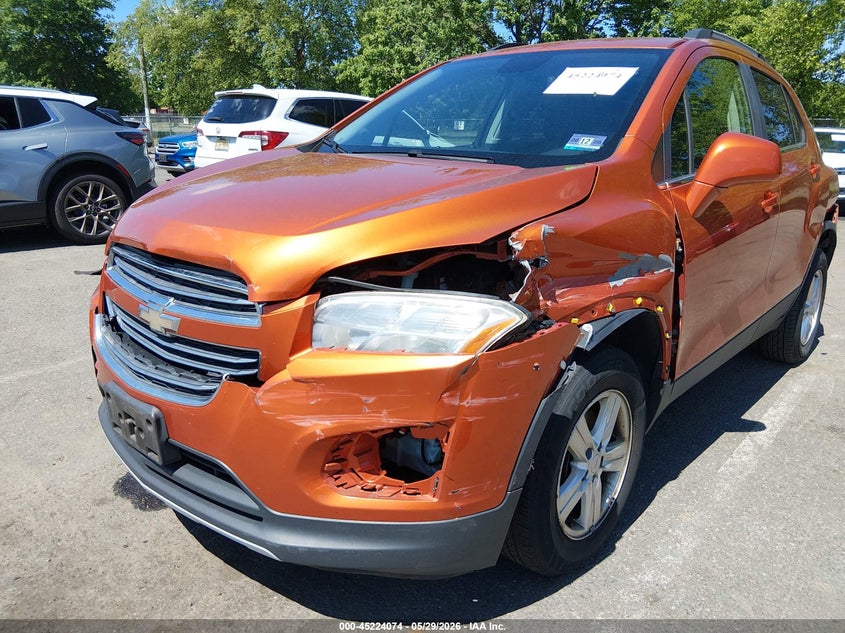 2015 Chevrolet Trax VIN KL7CJRSB1FB118663 IAAI salvage auction — LEFT FRONT, Salvage Title, sold $575 on 2026-07-13 (photo 6)