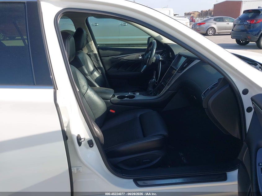 2019 Infiniti Q50 VIN JN1EV7AP9KM541221 IAAI salvage auction — FRONT END, Wait Title, sold $2,950 on 2026-08-23 (photo 5)