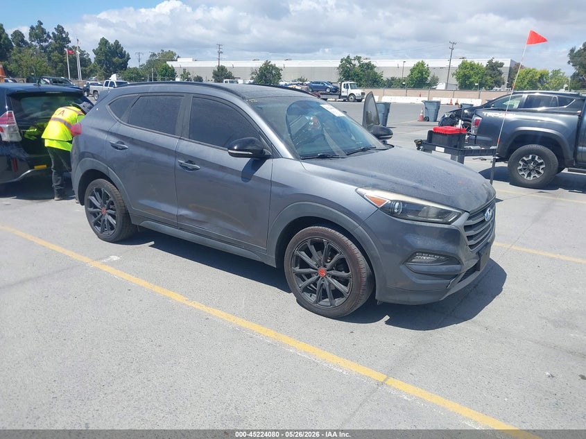 2017 Hyundai Tucson VIN KM8J33A23HU488051 IAAI salvage auction — LEFT REAR, Salvage (California), sold $2,050 on 2026-07-13 (photo 1)