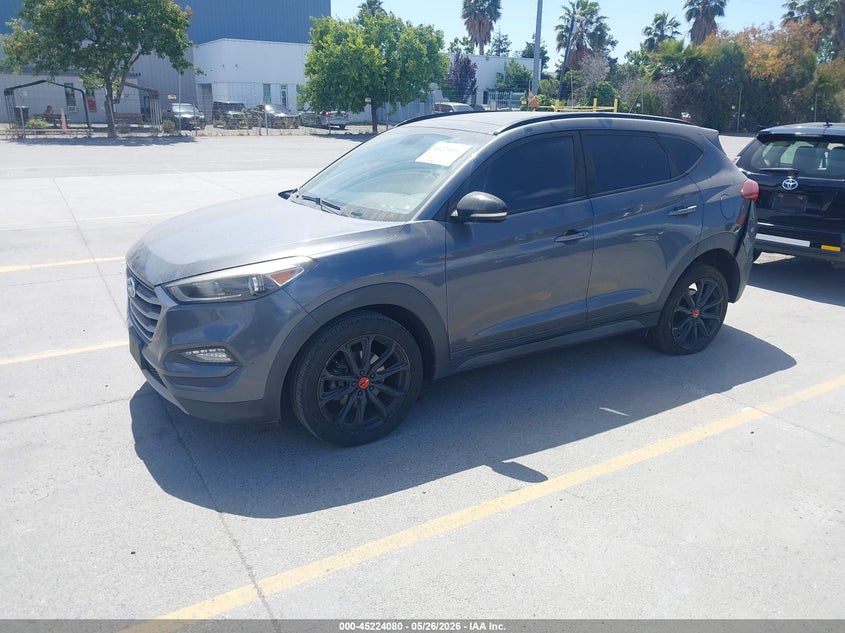 2017 Hyundai Tucson VIN KM8J33A23HU488051 IAAI salvage auction — LEFT REAR, Salvage (California), sold $2,050 on 2026-07-13 (photo 2)