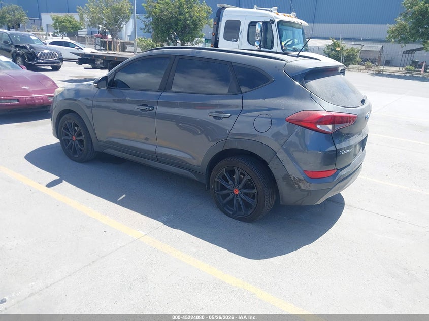 2017 Hyundai Tucson VIN KM8J33A23HU488051 IAAI salvage auction — LEFT REAR, Salvage (California), sold $2,050 on 2026-07-13 (photo 3)