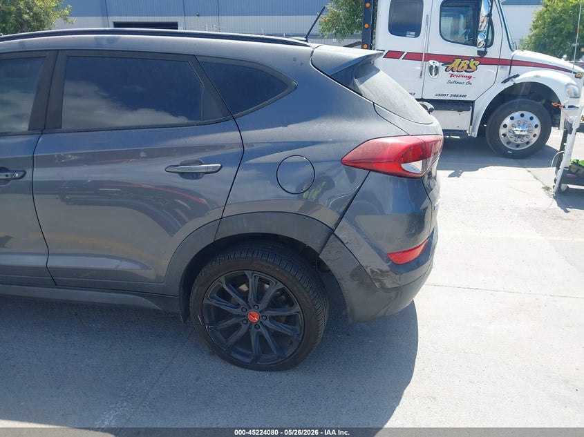 2017 Hyundai Tucson VIN KM8J33A23HU488051 IAAI salvage auction — LEFT REAR, Salvage (California), sold $2,050 on 2026-07-13 (photo 6)