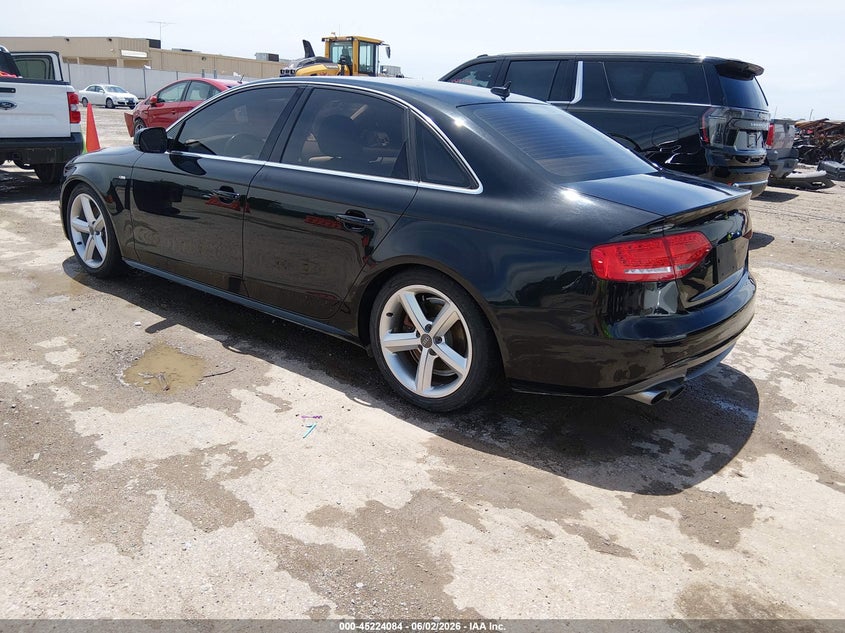 2012 Audi A4 VIN WAUHFAFL7CA112590 IAAI salvage auction — HAIL, Salvage Title, sold $2,600 on 2026-07-10 (photo 3)