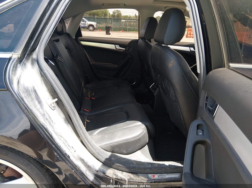2012 Audi A4 VIN WAUHFAFL7CA112590 IAAI salvage auction — HAIL, Salvage Title, sold $2,600 on 2026-07-10 (photo 8)