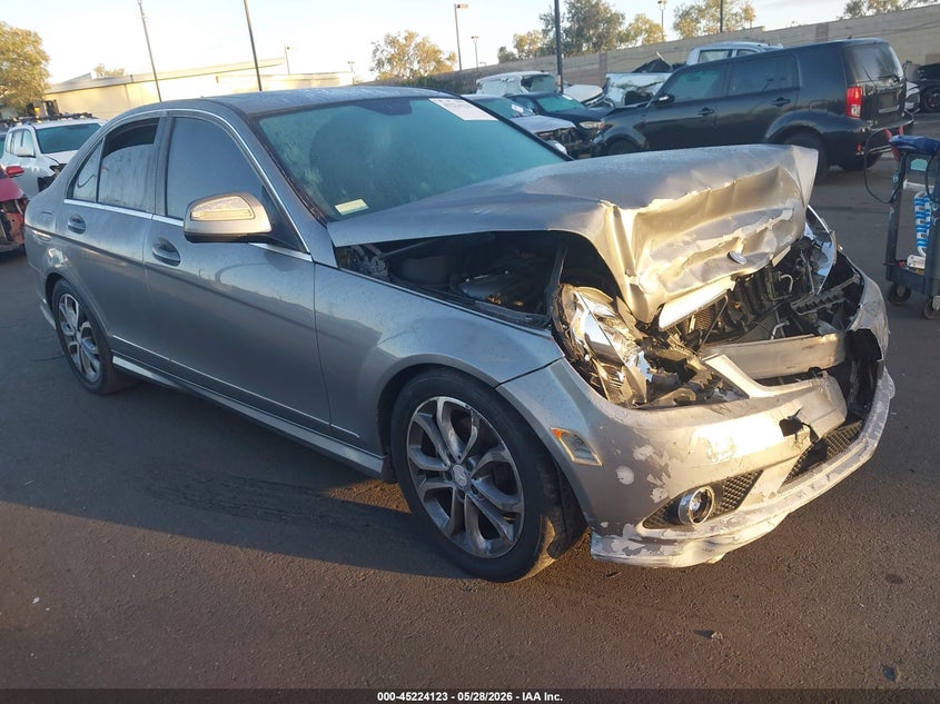 2008 Mercedes-benz C-klasse VIN WDDGF54X98R020861 IAAI salvage auction — FRONT END, Salvage Certificate (California), sold $225 on 2026-08-07 (photo 1)