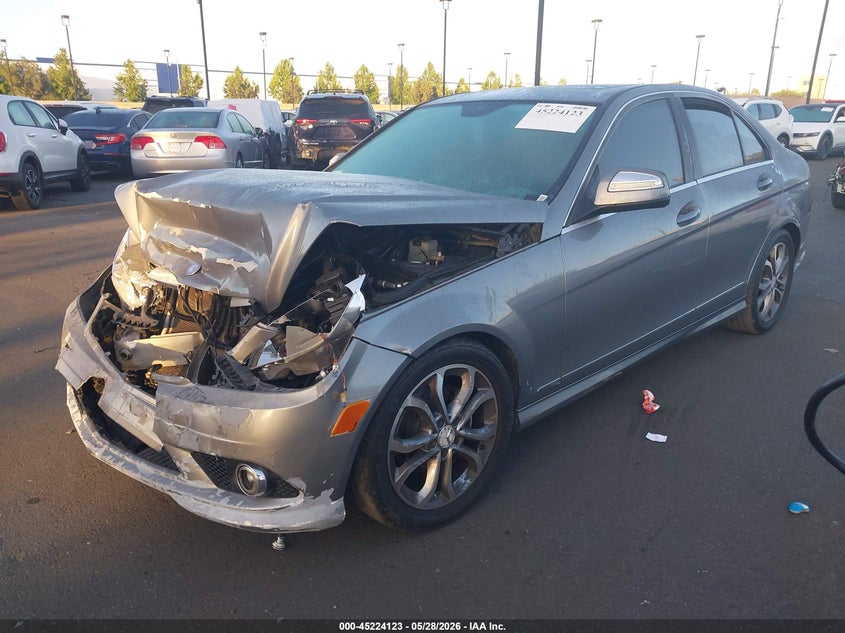 2008 Mercedes-benz C-klasse VIN WDDGF54X98R020861 IAAI salvage auction — FRONT END, Salvage Certificate (California), sold $225 on 2026-08-07 (photo 2)