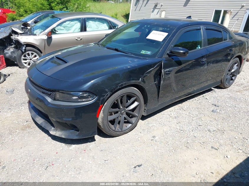 2022 Dodge Charger VIN 2C3CDXCT7NH126492 IAAI salvage auction — SIDE, Salvage Title, sold $9,900 on 2026-07-31 (photo 2)