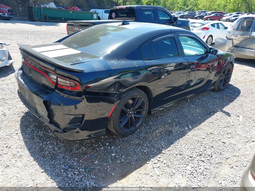 2022 Dodge Charger VIN 2C3CDXCT7NH126492 IAAI salvage auction — SIDE, Salvage Title, sold $9,900 on 2026-07-31 (photo 4)