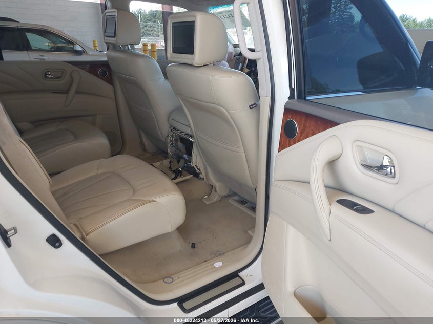 2016 Infiniti Qx80 VIN JN8AZ2NE5G9123958 IAAI salvage auction — FRONT END, Salvage Title, sold $1,250 on 2026-07-08 (photo 8)