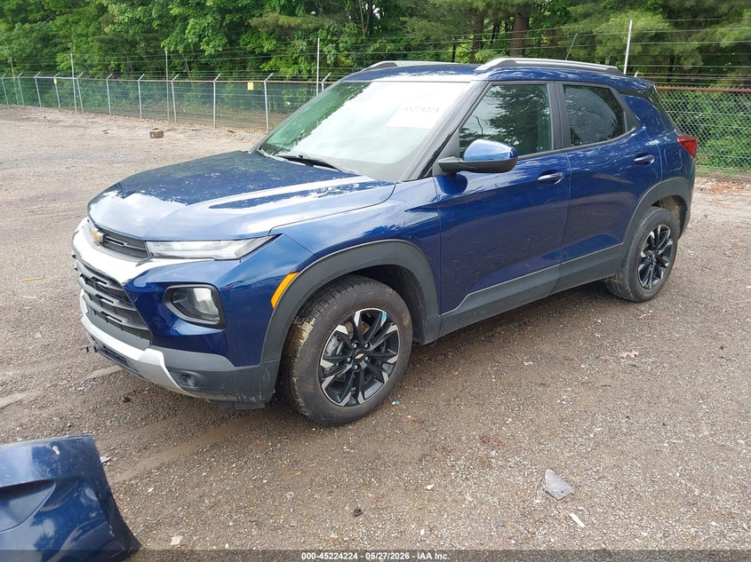 2022 Chevrolet Trailblazer VIN KL79MPSL3NB068121 IAAI salvage auction — WATER/FLOOD, Salvage (Ohio), sold $6,200 on 2026-07-06 (photo 2)