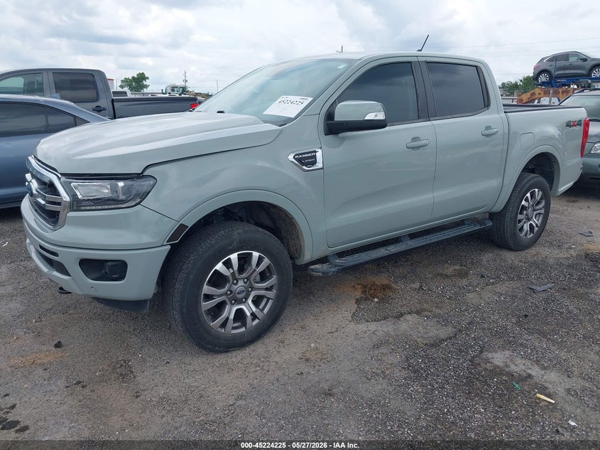 2021 Ford Ranger VIN 1FTER4FH1MLD89333 IAAI salvage auction — RIGHT FRONT, Salvage (Oklahoma), sold $9,000 on 2026-07-30 (photo 2)