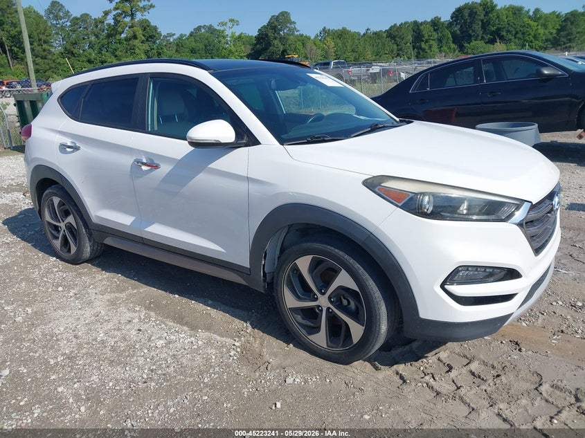 2017 Hyundai Tucson VIN KM8J33A25HU283301 IAAI salvage auction — ENGINE DAMAGE, Clear-Dealer Only (North Carolina), sold $2,100 on 2026-07-21 (photo 1)