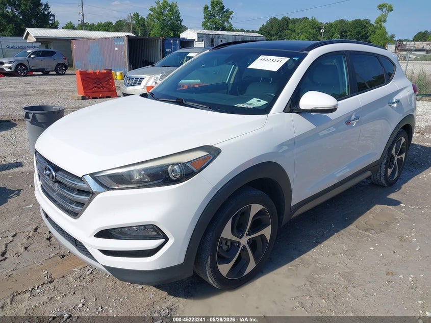 2017 Hyundai Tucson VIN KM8J33A25HU283301 IAAI salvage auction — ENGINE DAMAGE, Clear-Dealer Only (North Carolina), sold $2,100 on 2026-07-21 (photo 2)