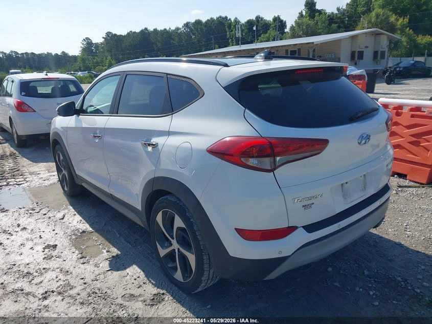 2017 Hyundai Tucson VIN KM8J33A25HU283301 IAAI salvage auction — ENGINE DAMAGE, Clear-Dealer Only (North Carolina), sold $2,100 on 2026-07-21 (photo 3)