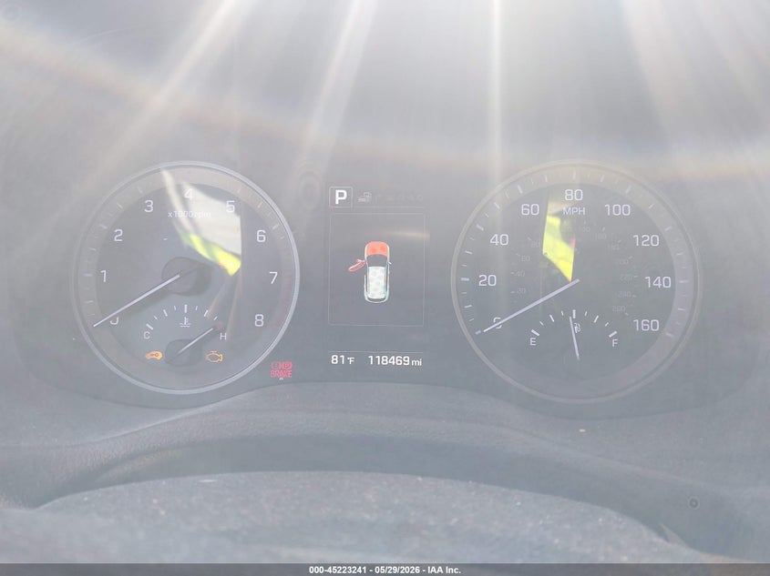 2017 Hyundai Tucson VIN KM8J33A25HU283301 IAAI salvage auction — ENGINE DAMAGE, Clear-Dealer Only (North Carolina), sold $2,100 on 2026-07-21 (photo 7)