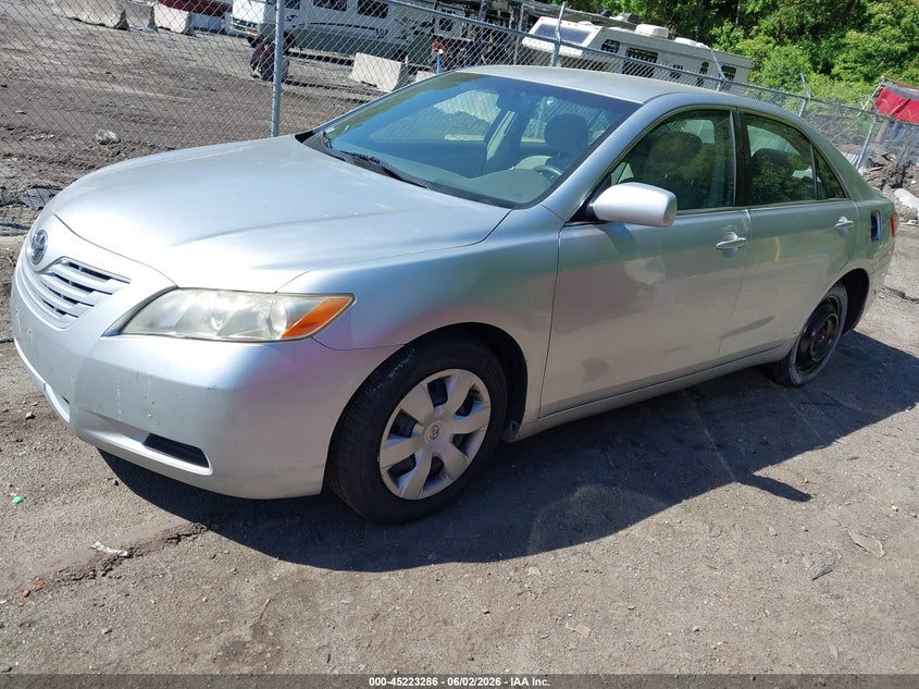2007 Toyota Camry VIN JTNBE46K673071038 IAAI salvage auction — RIGHT FRONT, Clear (Massachusetts), sold $625 on 2026-07-07 (photo 2)