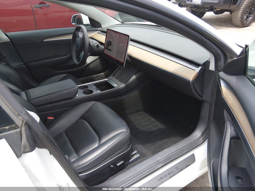 2022 Tesla Model 3 VIN 5YJ3E1EB9NF123996 IAAI salvage auction — RIGHT REAR, Salvage Title, sold $13,175 on 2026-07-13 (photo 5)