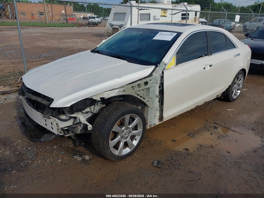 2014 Cadillac Ats VIN 1G6AB5RA4E0170525 IAAI salvage auction — FRONT END, Salvage Title, sold $975 on 2026-07-20 (photo 2)
