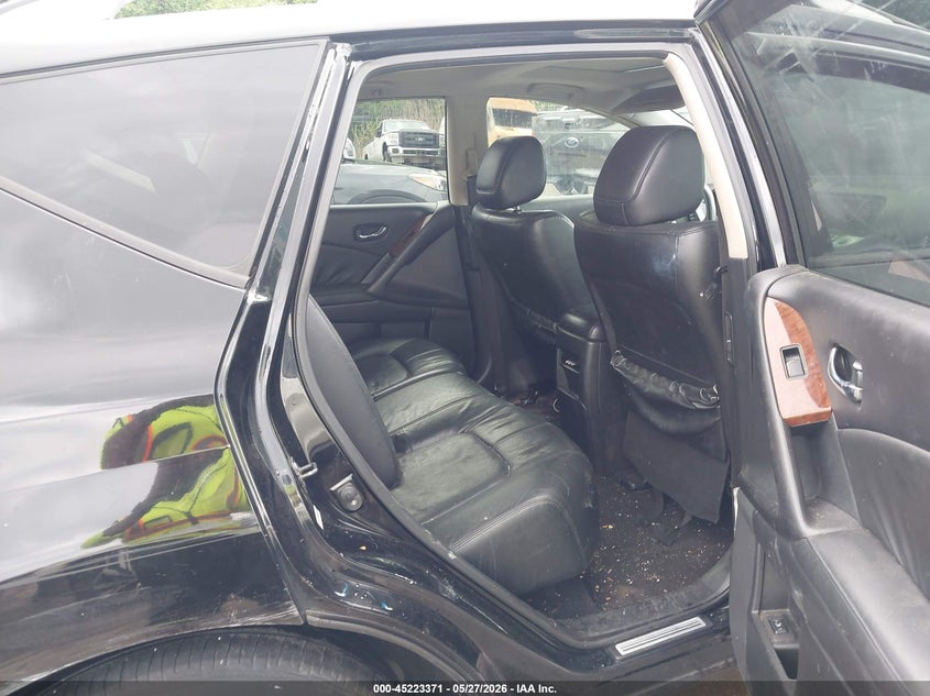 2009 Nissan Murano VIN JN8AZ18W19W155695 IAAI salvage auction — FRONT & REAR, Salvage - Greater Than 75% (Maryland), sold $425 on 2026-07-16 (photo 8)