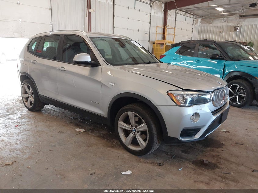 2017 BMW X3 VIN 5UXWX9C56H0T13226 IAAI salvage auction — REAR END, Salvage Title, sold $2,850 on 2026-07-22 (photo 1)