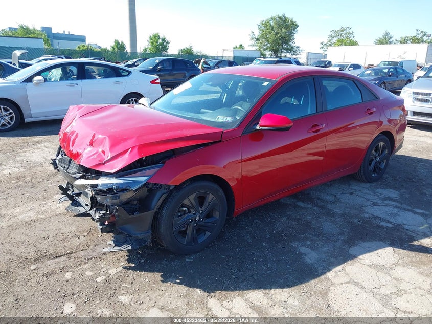 2023 Hyundai Elantra VIN KMHLM4AG8PU512012 IAAI salvage auction — FRONT END, Salvage Title, sold $3,100 on 2026-07-17 (photo 2)