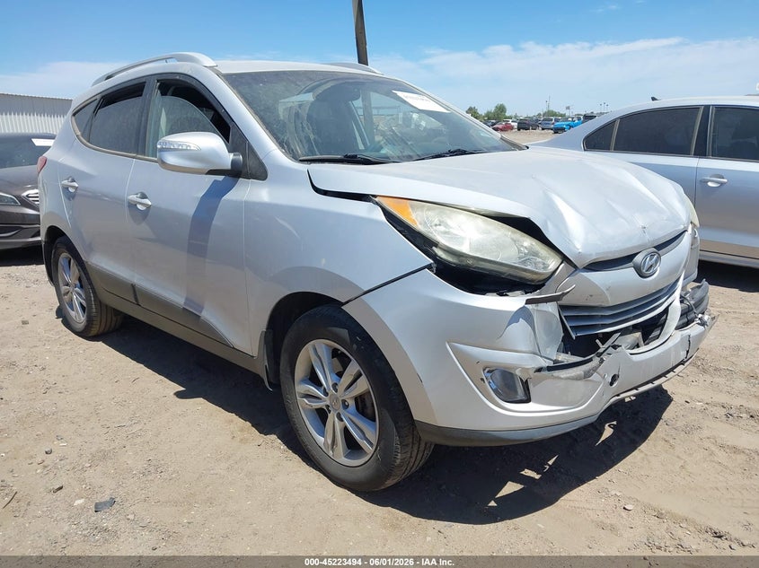 2013 Hyundai Tucson VIN KM8JU3AC5DU551019 IAAI salvage auction — NORMAL WEAR, Clear-Dealer Only (Georgia), sold $1,200 on 2026-07-14 (photo 1)