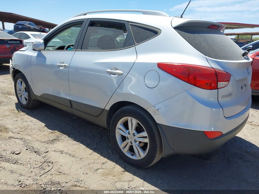 2013 Hyundai Tucson VIN KM8JU3AC5DU551019 IAAI salvage auction — NORMAL WEAR, Clear-Dealer Only (Georgia), sold $1,200 on 2026-07-14 (photo 3)