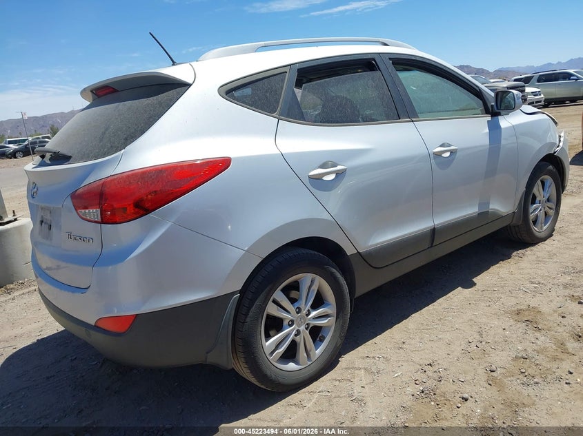 2013 Hyundai Tucson VIN KM8JU3AC5DU551019 IAAI salvage auction — NORMAL WEAR, Clear-Dealer Only (Georgia), sold $1,200 on 2026-07-14 (photo 4)