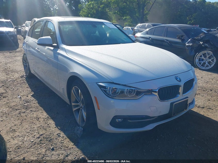 2017 BMW 3er VIN WBA8D9G59HNU59312 IAAI salvage auction — RIGHT REAR, Salvage (Idaho), sold $3,050 on 2026-08-04 (photo 1)