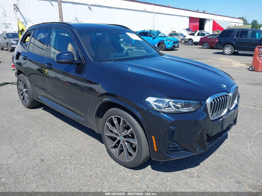 2022 BMW X3 VIN 5UX53DP00N9M86966 IAAI salvage auction — REAR END, Salvage Title, sold $20,500 on 2026-07-31 (photo 1)