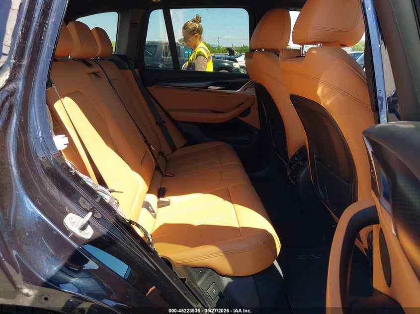 2022 BMW X3 VIN 5UX53DP00N9M86966 IAAI salvage auction — REAR END, Salvage Title, sold $20,500 on 2026-07-31 (photo 8)