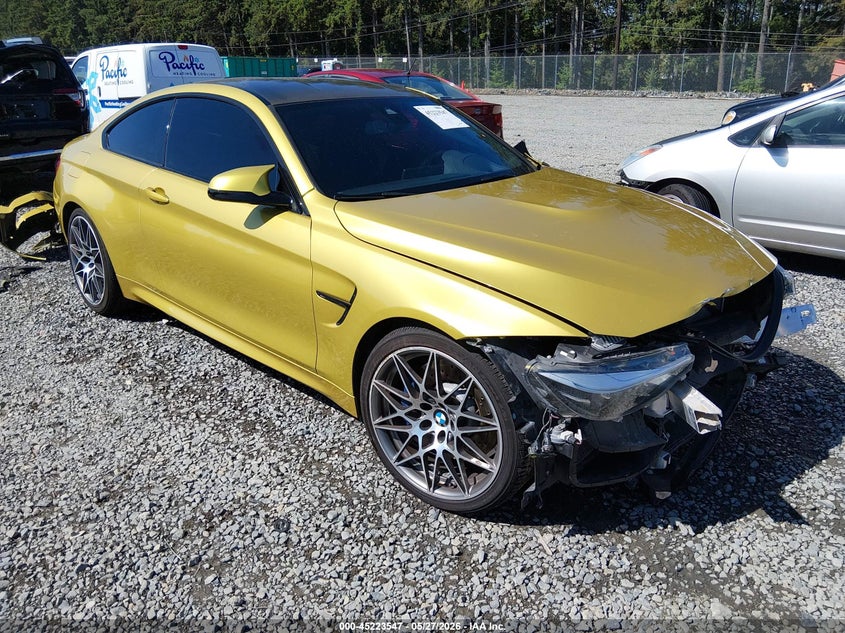 2018 BMW M4 VIN WBS4Y9C54JAA85342 IAAI salvage auction — FRONT END, Wait Title, sold $15,300 on 2026-08-21 (photo 1)