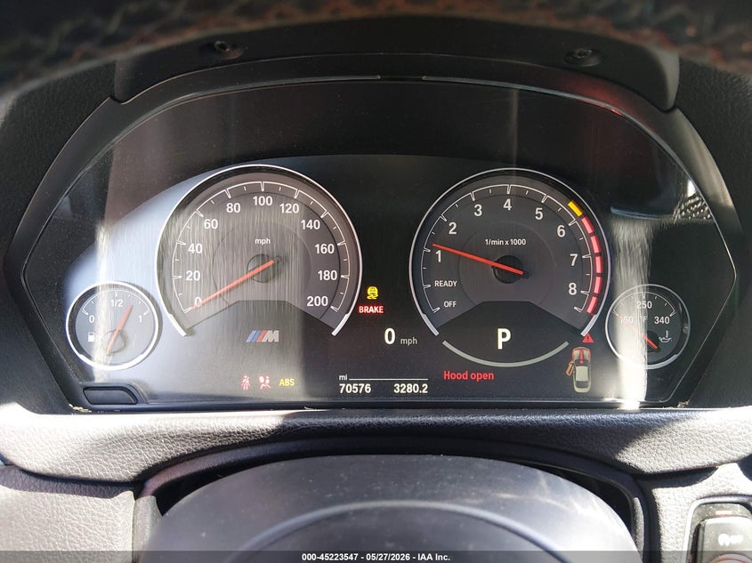 2018 BMW M4 VIN WBS4Y9C54JAA85342 IAAI salvage auction — FRONT END, Wait Title, sold $15,300 on 2026-08-21 (photo 7)