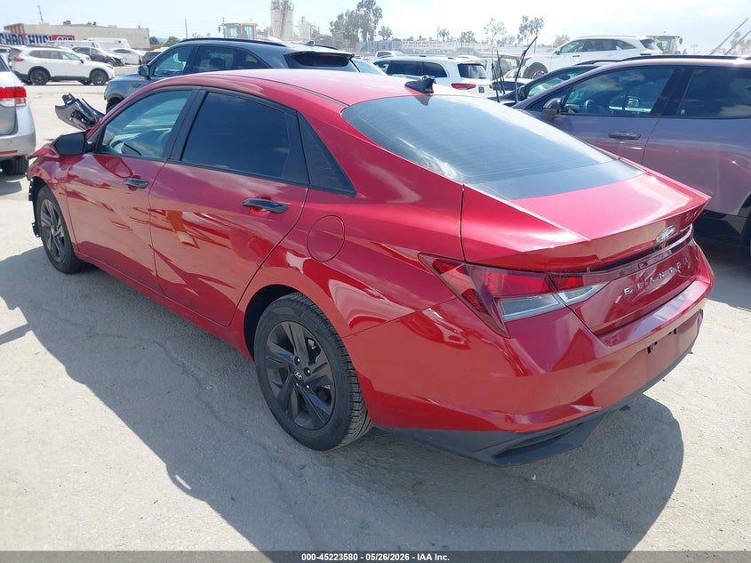 2021 Hyundai Elantra VIN KMHLM4AG8MU066455 IAAI salvage auction — FRONT END, Salvage Title, sold $2,250 on 2026-07-22 (photo 3)