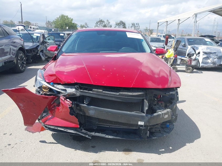 2021 Hyundai Elantra VIN KMHLM4AG8MU066455 IAAI salvage auction — FRONT END, Salvage Title, sold $2,250 on 2026-07-22 (photo 6)