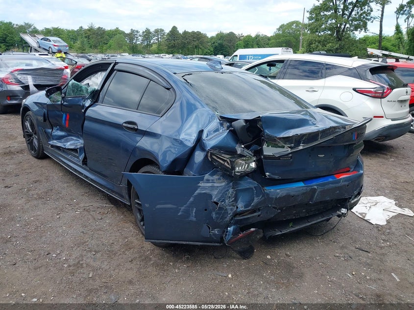 2023 BMW 5er VIN WBA13AG09PCM09854 IAAI salvage auction — REAR END, Salvage Title, sold $10,650 on 2026-07-07 (photo 6)