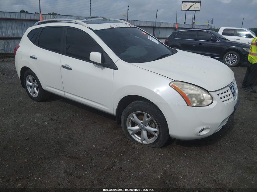 2010 Nissan Rogue VIN JN8AS5MT1AW010801 IAAI salvage auction — LEFT FRONT, Salvage (Arkansas), sold $200 on 2026-07-29 (photo 1)