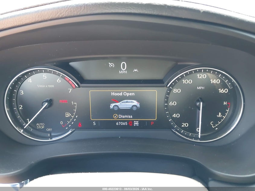 2023 Cadillac Xt4 VIN 1GYFZBR43PF122192 IAAI salvage auction — HAIL, Salvage Title, sold $9,750 on 2026-07-13 (photo 7)