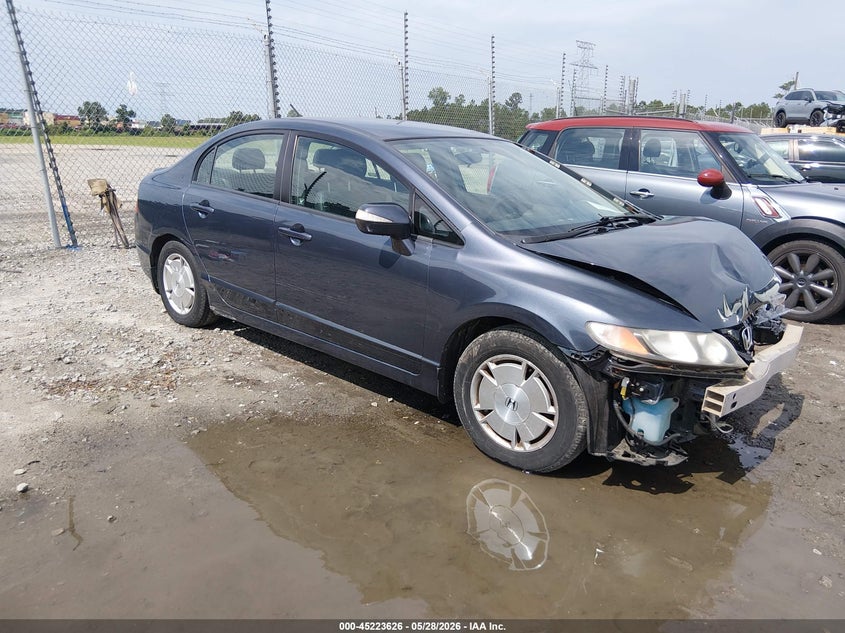 2009 Honda Civic hybrid VIN JHMFA36249S009477 IAAI salvage auction — FRONT END, Salvage (Georgia), sold $200 on 2026-07-17 (photo 1)