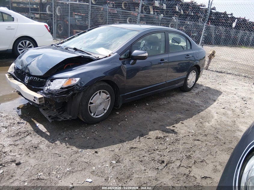 2009 Honda Civic hybrid VIN JHMFA36249S009477 IAAI salvage auction — FRONT END, Salvage (Georgia), sold $200 on 2026-07-17 (photo 2)